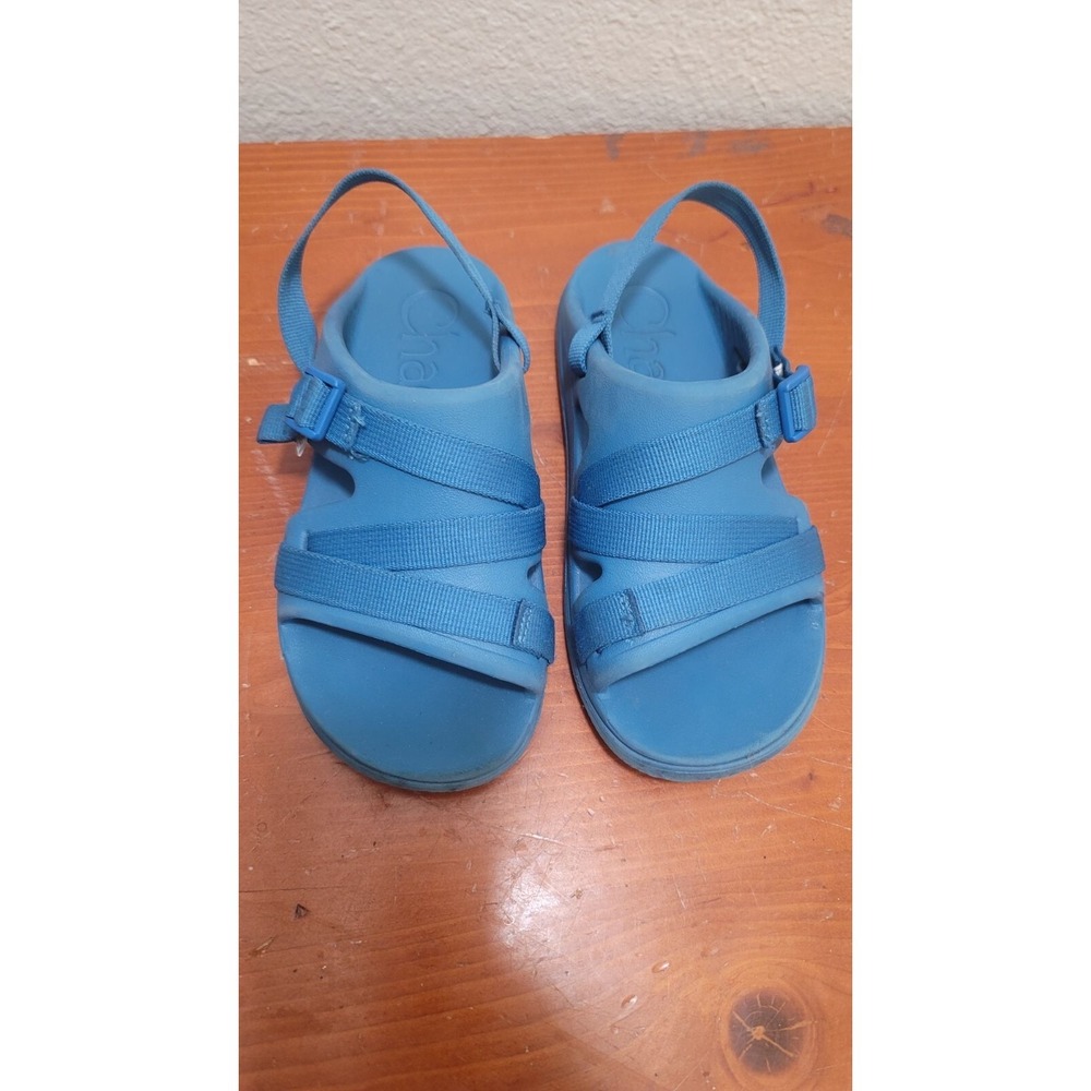 CHACO KIDS BLUE CHILLOS  SPORT  SLIP ON ADJUSTABLE CASUAL SANDALS SIZE‎ 4